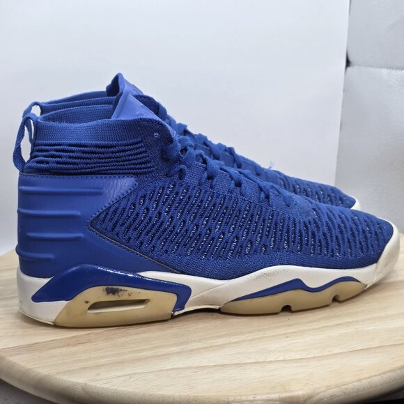 Size 9 - Jordan Flyknit Elevation 23 Game Royal 2018 AJ8207-401 - Picture 3 of 13